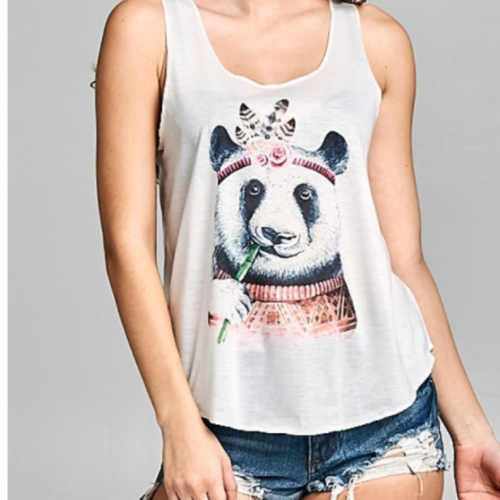 Panda Party Tank Top | New With Tags